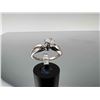 Image 3 : 14K White Gold 1/3 Carat Diamond Solitaire Ring