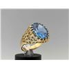 Image 2 : 14K Blue Topaz Ring