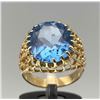 Image 3 : 14K Blue Topaz Ring
