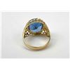 Image 5 : 14K Blue Topaz Ring