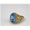 Image 6 : 14K Blue Topaz Ring