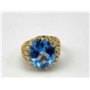 Image 7 : 14K Blue Topaz Ring