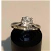 Image 2 : 14K White Gold Diamond Solitaire Ring
