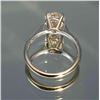 Image 7 : 14K White Gold Diamond Solitaire Ring