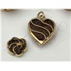 Image 8 : Antique 20K, 14K, & 10K Hair Jewelry