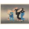 Image 2 : Kitagawa Utamaro, Storm, Japanese Ukiyo-e Woodblock Print on Paper
