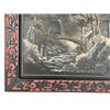 Image 8 : Japanese Lacquer Painting in Black and Red Lacquer Frame