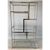 Image 2 : Mid Century Modern Chrome and Glass Etagere, Manner of Milo Baughman