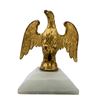 Image 3 : Antique Gilt Metal Eagle On Onyx Base