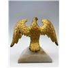 Image 4 : Antique Gilt Metal Eagle On Onyx Base
