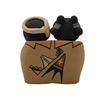 Image 2 : Native American Jemez Pueblo Pottery Storytellers, Signed Chrislyn Fragua