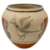 Image 1 : Native American Kewa Pueblo Polychrome Zia Pottery Pot