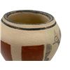 Image 9 : Native American Kewa Pueblo Polychrome Zia Pottery Pot