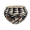 Image 2 : Native American Acoma Hand Painted Polychrome Pot