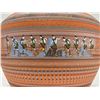 Image 2 : Large Navajo Etched And Hand Painted Pottery Vase With Kachina Dancers, Signed