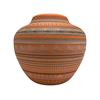 Image 4 : Large Navajo Etched And Hand Painted Pottery Vase With Kachina Dancers, Signed