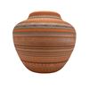 Image 5 : Large Navajo Etched And Hand Painted Pottery Vase With Kachina Dancers, Signed