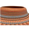 Image 9 : Large Navajo Etched And Hand Painted Pottery Vase With Kachina Dancers, Signed