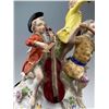 Image 11 : Antique Dresden Hand Painted Porcelain Musical Quintet Figurine