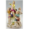Image 1 : Antique Dresden Hand Painted Porcelain Musical Quintet Figurine