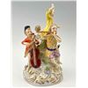 Image 4 : Antique Dresden Hand Painted Porcelain Musical Quintet Figurine