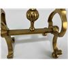 Image 10 : Antique Victorian Brass Fire Dogs