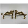 Image 11 : Antique Victorian Brass Fire Dogs