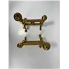Image 12 : Antique Victorian Brass Fire Dogs