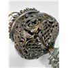 Image 11 : Antique Victorian Banquet Lamp With Stone Column And Shade