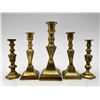 Image 10 : 18 Antique Miniature Brass Candlesticks
