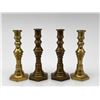 Image 16 : 18 Antique Miniature Brass Candlesticks