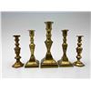 Image 9 : 18 Antique Miniature Brass Candlesticks