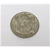 Image 1 : SILVER CANADIAN 50CENT 11.5G YEAR OF 1951 COIN