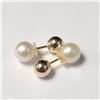 Image 2 : 10K YELLOW GOLD FRESH WATER PEARL 2IN1