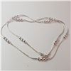 Image 1 : SILVER CHAIN (~LENGTH 14INCHES) (~WEIGHT 4.12G)