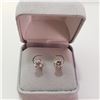 Image 3 : 10K YELLOW GOLD CUBIC ZIRCONIA EARRINGS