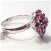 Image 2 : SILVER RUBY  RING (~SIZE 7.5)(~WEIGHT 4.46G)
