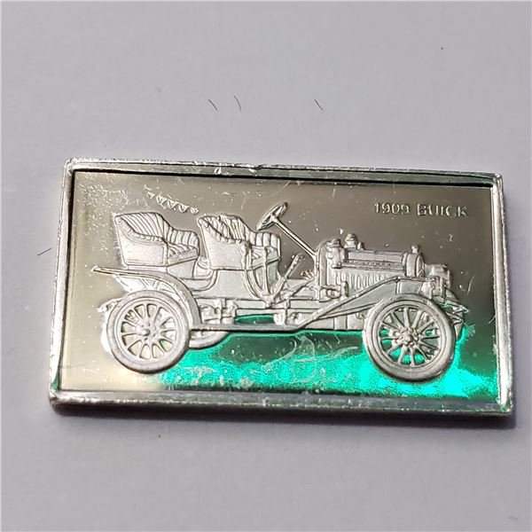 SILVER VINTAGE CAR BAR (~WEIGHT 1.6G)