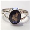Image 1 : SILVER SMOKEY QUARTZ RING (~SIZE 7.5)