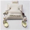 Image 1 : SILVER LEMON QUARTZ(5CT) EARRINGS