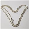 Image 1 : SILVER  CHAIN (~LENGTH 20INCHES) (~WEIGHT 8.61G)