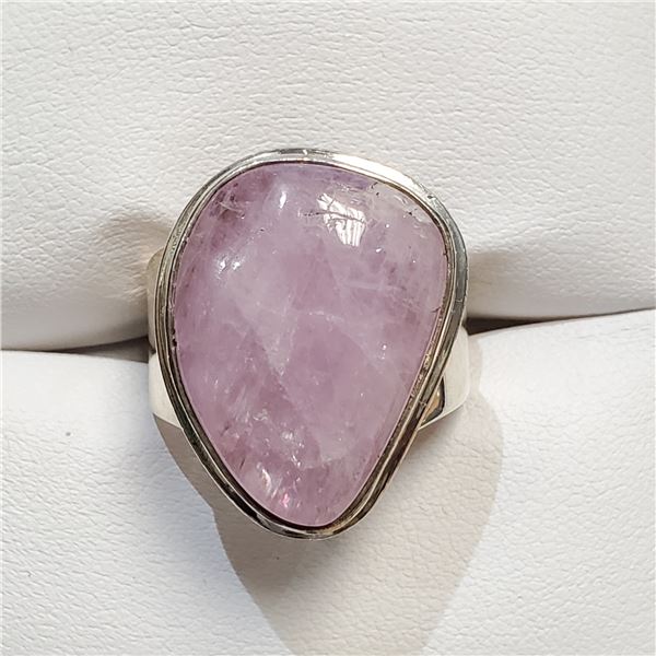 SILVER GENUINE GEMSTONE RING(~WEIGHT 14.81G)