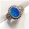 Image 2 : SILVER OPAL RING(~WEIGHT 6.35G)