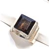 Image 2 : SILVER SMOKEY QUARTZ RING(~WEIGHT 10.77G)