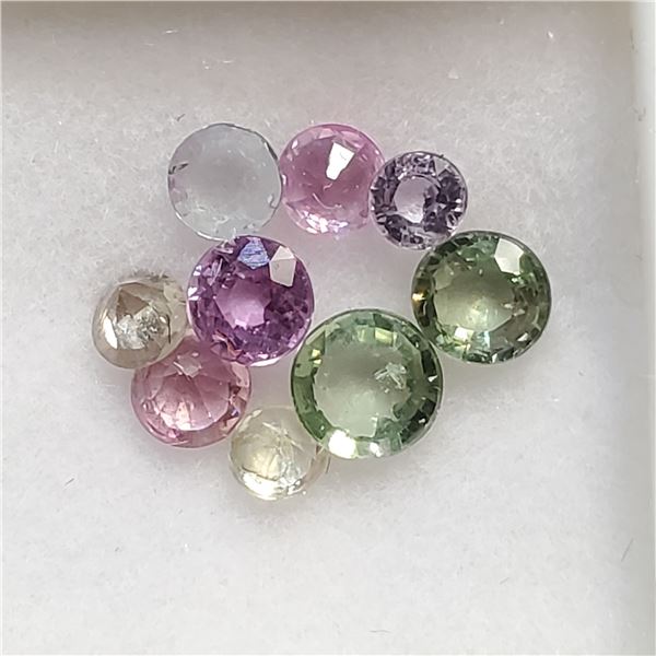 GENUINE FANCY COLOR SAPPHIRES(2CT)