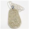 Image 3 : JADE WITH SILVER CHAIN NECKLACE