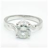 Image 3 : SILVER CERTIFIED MOISSANITE (ROUND 7.5 & 1.5 MM)