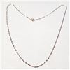 Image 1 : 18K ROSE GOLD 0.78G 16" NECKLACE