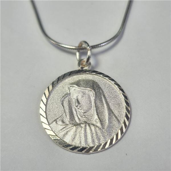 SILVER 16" NECKLACE