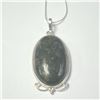Image 1 : SILVER GENUINE GEMSTONE 16" NECKLACE